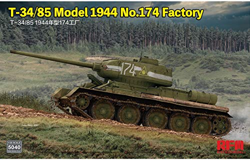 RYE FIELD MODEL Modelo RFM5040 T-34/85 1944 No. 174 Factory 1:35.