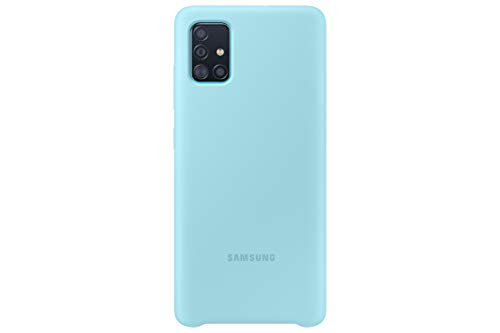 Samsung A51 - Carcasa de silicona, color Azul