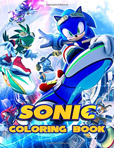 Sonic Coloring Book: A perfect book for Sonic The Hedgehog fans!