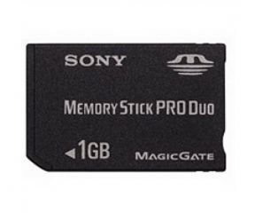 Sony Memory Stick Pro Duo 1GB Memoria Flash MS - Tarjeta de Memoria (1 GB, MS, 15 MB/s)