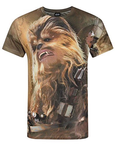 Star Wars Force Awakens Chewbacca Sublimation Men's T-Shirt