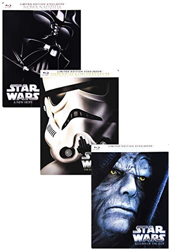 Star Wars Trilogia Episodios IV-VI Edicion Metalica Steelbook [3Blu-Ray] [Region Free] (Audio español. Subtítulos en español)