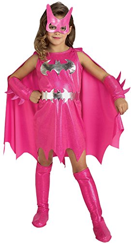 Super Heroes DC -Pink Batgirl Child Med 5-7 (disfraz)
