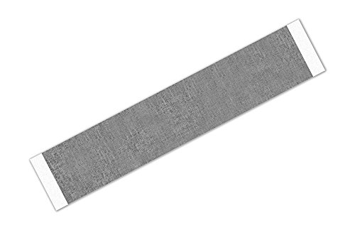 TapeCase - Cinta adhesiva (420 x 1,25 - 25 cm), color plateado oscuro, de plomo/goma, convertida de 3 m 420, 60 – 225 grados F, 0,0068 pulgadas de grosor, 1,25 pulgadas de largo, 6" de ancho, rectangulares (Paquete de 25)
