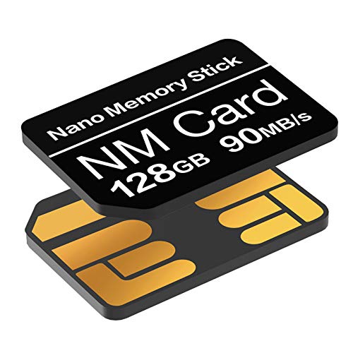 Tarjeta NM 128GB 90MB/S Tarjeta de Memoria Nano Tarjeta Nano Solamente Adecuado para Huawei P30/P30pro/Mate20 Series/Mate30 Series/Mate40/Mate40pro/P40 Series Tarjeta Nano 128GB