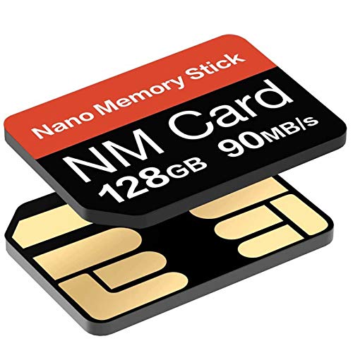 Tarjeta NM 128GB 90MB/S Tarjeta de memoria Nano Tarjeta Nano Solo tarjeta NM Adecuado para Huawei P30/P30pro/Mate20 Series/Mate30 Series/Mate40/Mate40pro Tarjeta Nano 128GB