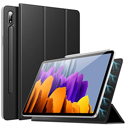 TiMOVO Funda Compatible con All-New Samsung Galaxy Tab S7 11 Inch Tablet 2020 (SM-T870/T875), Absorción Magnética Cubierta Ligero Inteligente Funda Compatible con Galaxy Tab S7 Tableta, Negro