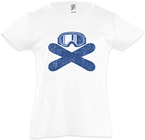 Urban Backwoods Snowboard Tools Camiseta para Niñas Chicas niños T-Shirt Blanco Talla 2 Años