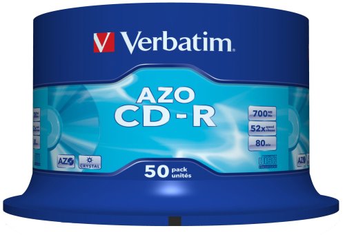 Verbatim 43343 - CDs vírgenes (50 Unidades), Azul