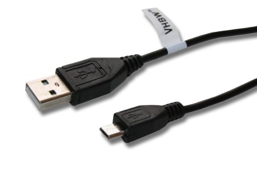 vhbw Cable de Transferencia de Datos, Mediante USB Compatible con Motorola Gleam, Microsoft Xbox One, Sony Playstation 4, etc.