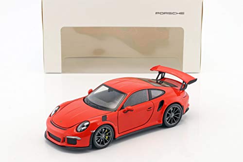 Welly Porsche 911 (991) GT3 RS año de construcción 2016 Lava naranja 1:24.