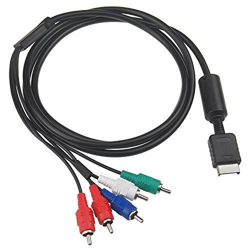 WiCareYo Componente de TV de alta definición Componente Cable de audio AV Video Cable para PS2 PS3 Playstation 2