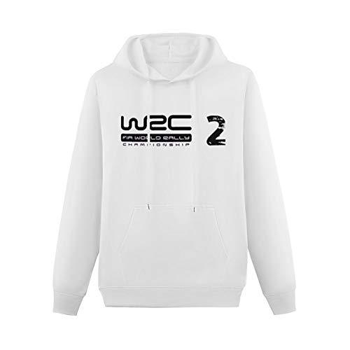 WRC 2 Logo Formula One F1 Kingdeng  White S Hoodie Pullover Long Sleeve Sweatshirt
