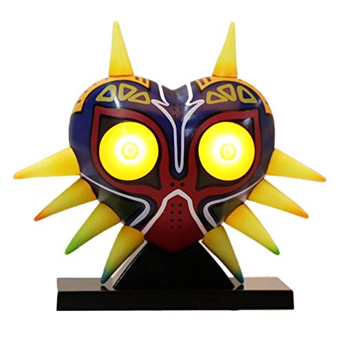 XINFAN Figura de Zelda Máscara de Majora Máscara de Zelda Majoras con lámpara de Mesa de luz Juguete Figura de PVC Modelo Coleccionable