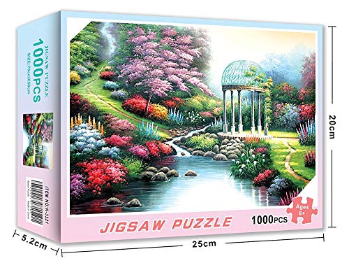 Ydq Classic Puzzle Fotos para Adultos-Jigsaw Puzzles 1000 Piezas-Carboad Assemble Rompecabezas De Juguete-Kiosko Ver Temas Regalo De CumpleañOs para DIY DecoracióN Creativa para El Hogar