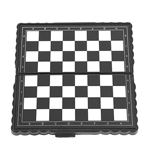 Yosoo Health Gear Juego de ajedrez con Tablero de ajedrez Plegable portátil, ajedrez magnético con Tablero de ajedrez Plegable, Juego de ajedrez para Fiestas, Actividades Familiares
