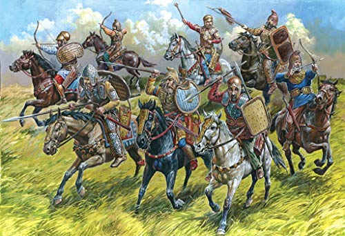 Zvezda 530008069 Scythian Cavalry V-III B.C - Maqueta de maqueta de plástico (Escala 1:72)
