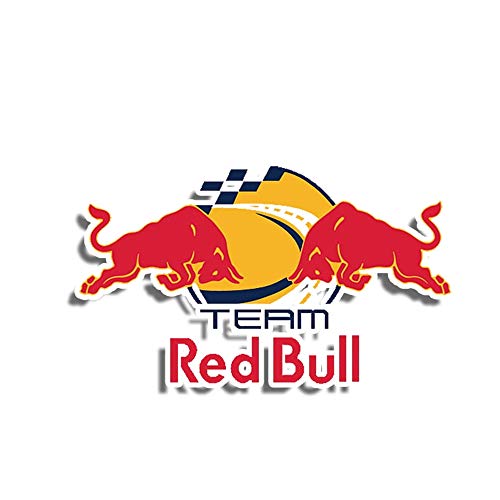 13cm x 9cm Etiquetas de coche para Red Of Bull Team Racing RV VAN Fine Decal 3D Accesorios de coche