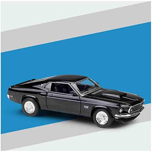 1969 Ford Mustang Boss 429 de fundición a presión de extracción juguete nuevo coche 1/24 aleación de niños de la puerta de la capilla y la Colección interior refinado adecuado for los niños niñas y ad