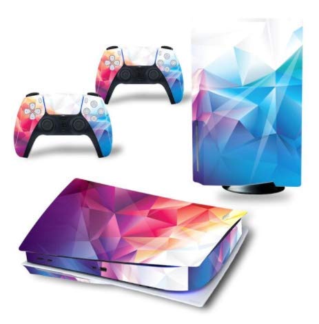 2020 nuevo para PS5 consola de pegatinas de disco de vinilo + 2 pegatinas de piel de controlador para Sony Playstation 5 accesorios de juego