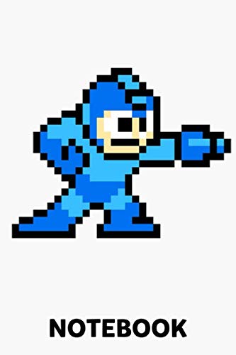 8-Bit Megaman Notebook: (110 Pages, Lined, 6 x 9)
