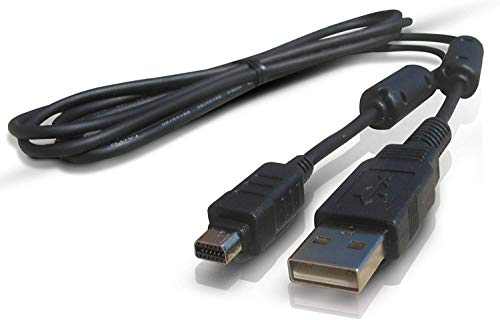 ABC Products® reemplazo Olympus Cable USB CB-USB5 / CB-USB6 / CB-USB8 (para transferencia de imágenes / cargador de batería – apoya la carga en determinados modelos) para la cámara digital Camedia / Creator / Mju / Mju Tough / Pen / Stylus / Traveller La 