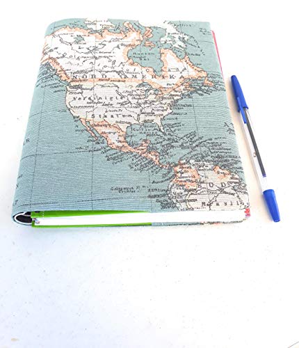 Agenda A4 2021 Funda Protectora para Libros Mapa Mundo y Colores Disponibles. Cuaderno Viajes. Diario Planificador Regalo Originales Hombre Mujer el Ella Mundi Mr Wonderful Regalo para Ella Regalos el