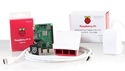 Almost Anything Ltd Raspberry Pi 3 Modelo B + Kit de Inicio Oficial (16Gb, Blanco)