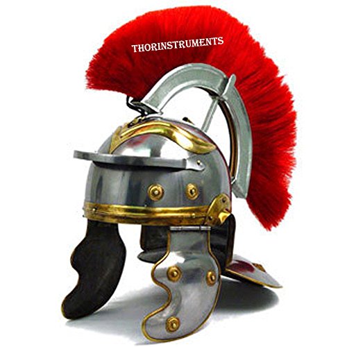 Armadura histórica para casco de Oficial Romano Centurion 18g Acero