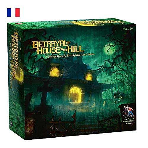 Asmodee- Betrayal at House on The Hill, WIBAHHIFR, juego de estrategia (French version)