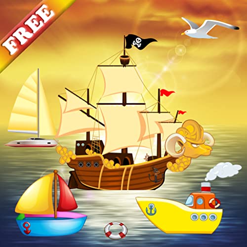 Barco y rompecabezas para niños pequeños y niños : juegos de puzzle en el mar con los barcos y naves ! GRATIS