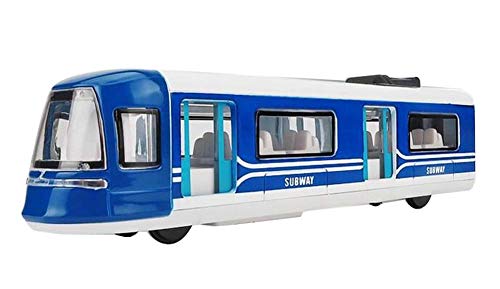 Black Temptation Metro Tren de Juguete Modelo de Trenes de Juguete Simulación Locomotora Azul