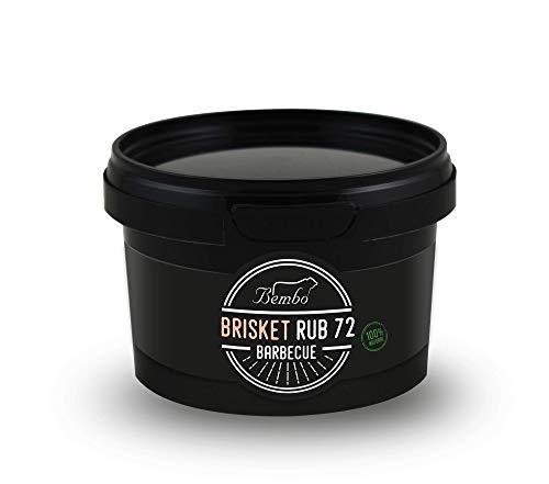 Brisket - BBQ Rub 72 - Condimento Mezclas de Especias para Barbacoa - Bembo Spices & Rub (230 g)