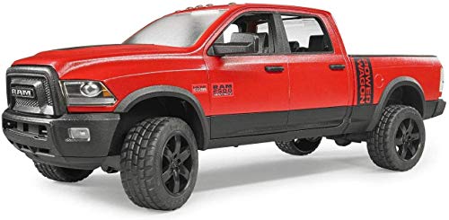Bruder 02500 ABSsynthetics vehículo de Juguete - Vehículos de Juguete (ABSsynthetics, Negro, Rojo, 3 año(s), 1:16, Interior / Exterior, 170 mm)