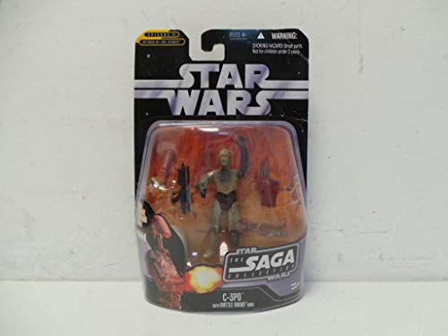 C-3PO with Battle Droid Head tsc017 – Star Wars The Saga Collection 2006 de Hasbro