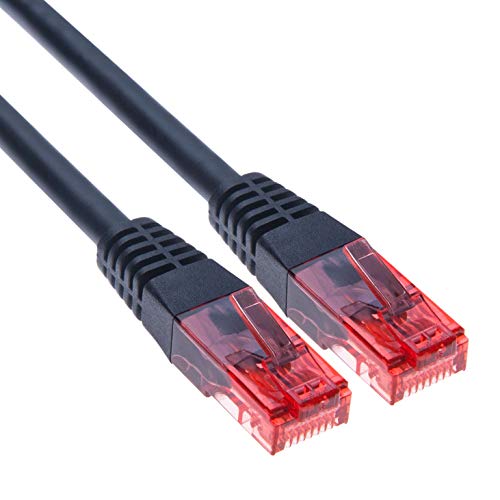 Cable Ethernet 1m Cat 6 Gigabit LAN Cable de Red RJ45 Patch Cord 10 Gbps Lead Compatible con Consolas de Videojuegos Sony Playstation PS2 / PS3 / PS4, Xbox/Xbox 360 | Redes Cat6 Cable LAN UTP