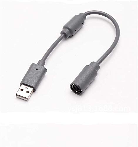 Cable USB Breakaway para Microsoft Xbox 360, adaptador de mando de PC Gamepad (gris)