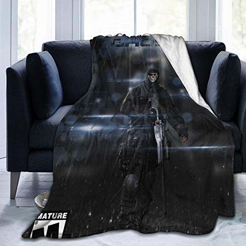 Call of Duty Ghosts - Manta de franela para sofá o cama