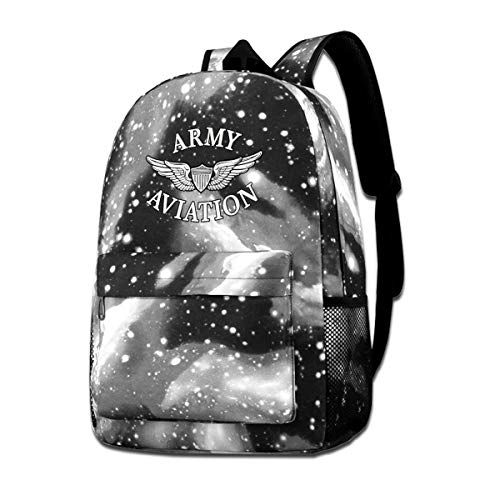 Casual Daypack US Army Aviation - Mochila Impermeable Unisex, Color Azul, Gris (Gris) - KLGESONxkb-83569237-Gray-48