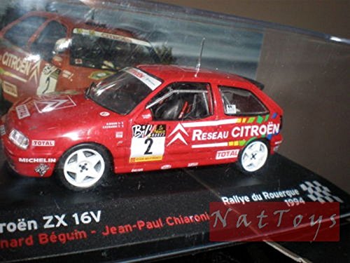 Citroen ZX 16V Rally du Rouerque 1994 DIE CAST 1:43 Modellino Ixo Altaya MODEL