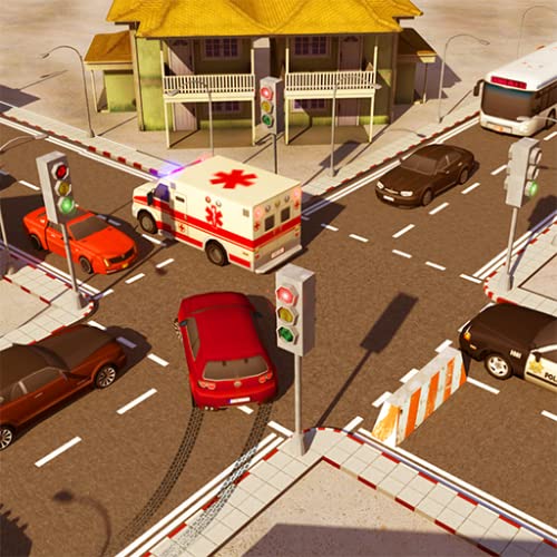 Ciudad Tráfico Controlar Simulador 2018: Tráfico Carriles Prisa Intersección Controlador Juegos Para Gratis