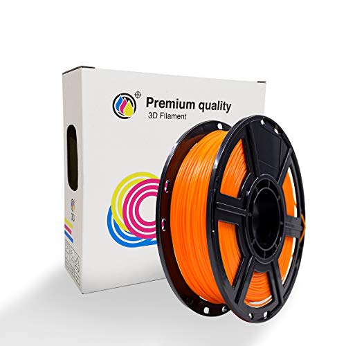 Color Force Pro - Filamento PLA 1,75mm para impresión 3D FDM, tolerancia ±0.02mm. Bobina de 1kg NARANJA