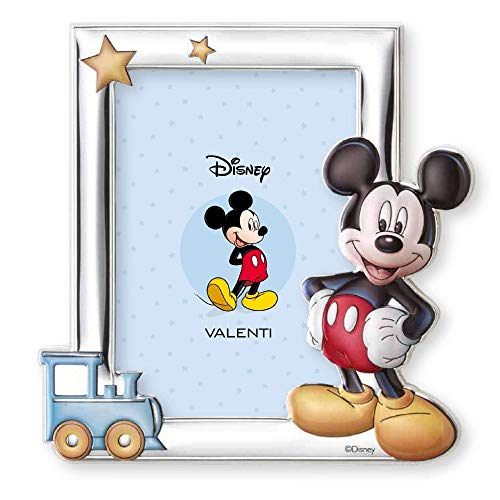 Cornice Portafoto cm 13x18 Mickey Mouse Dipinto con Tecnica 3D Disney Baby