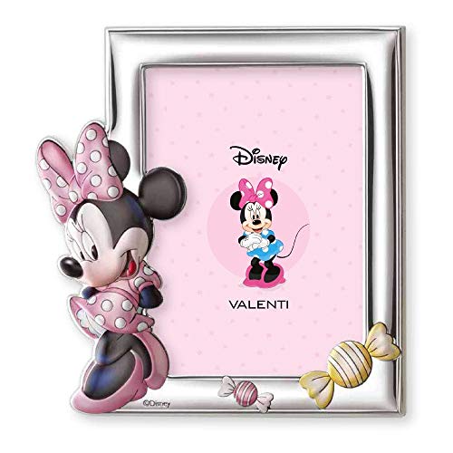Cornice Portafoto cm 13x18 Minnie Mouse Dipinto con Tecnica 3D Disney Baby