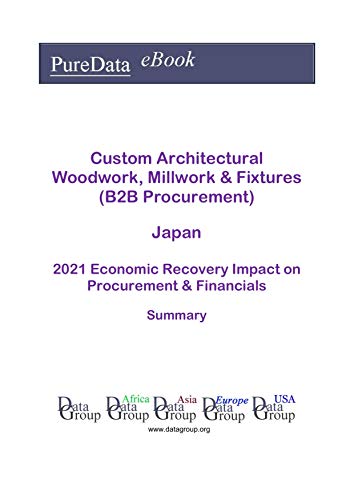 Custom Architectural Woodwork, Millwork & Fixtures (B2B Procurement) Japan Summary: 2021 Economic Recovery Impact on Revenues & Financials (English Edition)