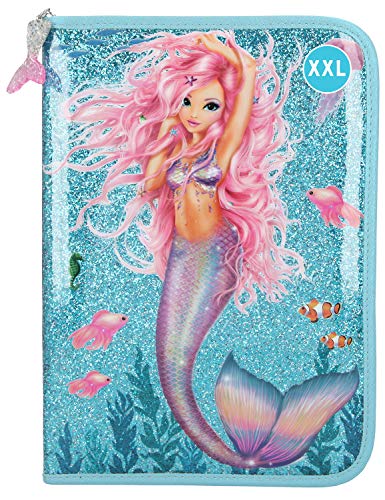Depesche Lyra Fantasy Model Mermaid 11044 - Estuche XXL con lápices (28 x 20 x 4 cm), Color Azul