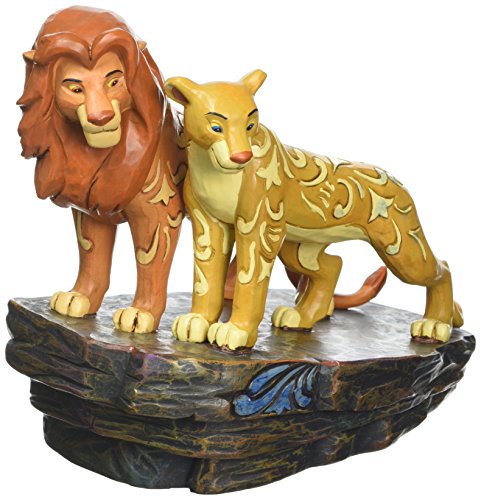 Disney Traditions, Figura de Simba y Nala del El Rey León, para coleccionar
