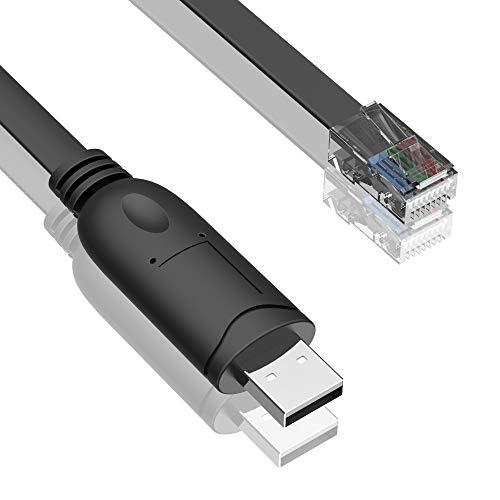 DriverGenius USB RJ45 Cable de Consola de Cisco FTDI Chip -para Windows, Mac, Linux ( 1.8M)