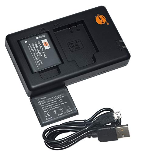 DSTE 2PCS LI-50B(1650mAh/3.7V) Batería + Dual USB Cargador Compatible para Olympus Stylus 9000,9010,SP-800UZ,SP-810UZ,SZ-15,SZ-20,SZ-30MR,SP-720UZ,iHS SZ-16,PENTAX D-Li92,DB-100 Kamera