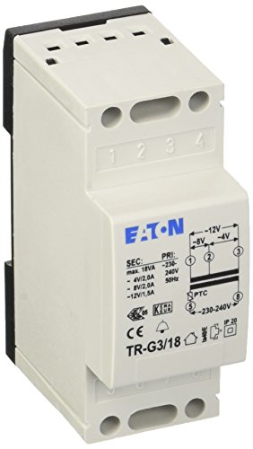 Eaton 272483 - Transformador (4-8-12 V, 2-2-1,5 A REG, TR-G3/18)